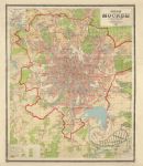 1938 План Москвы и окрестностей