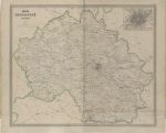1871 Карта Московской губернiи