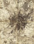 1880 Карта Москвы и окрестностей