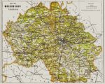 1890 Карта Московской губернiи