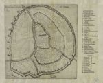1690 Pianta Della Citta Di Mosca