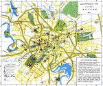 1961 Иллюстрированная схема г. Москвы