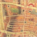 Фрагмент плана Москвы 1838 года Фрагмент плана Москвы 1838 года