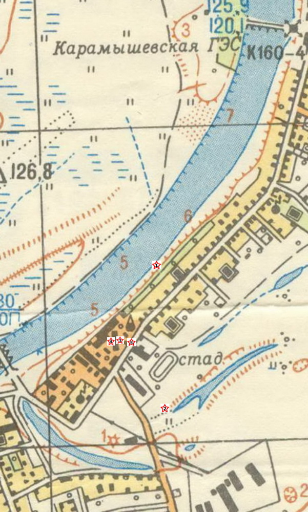 привязка фотографий к карте 1968 г.