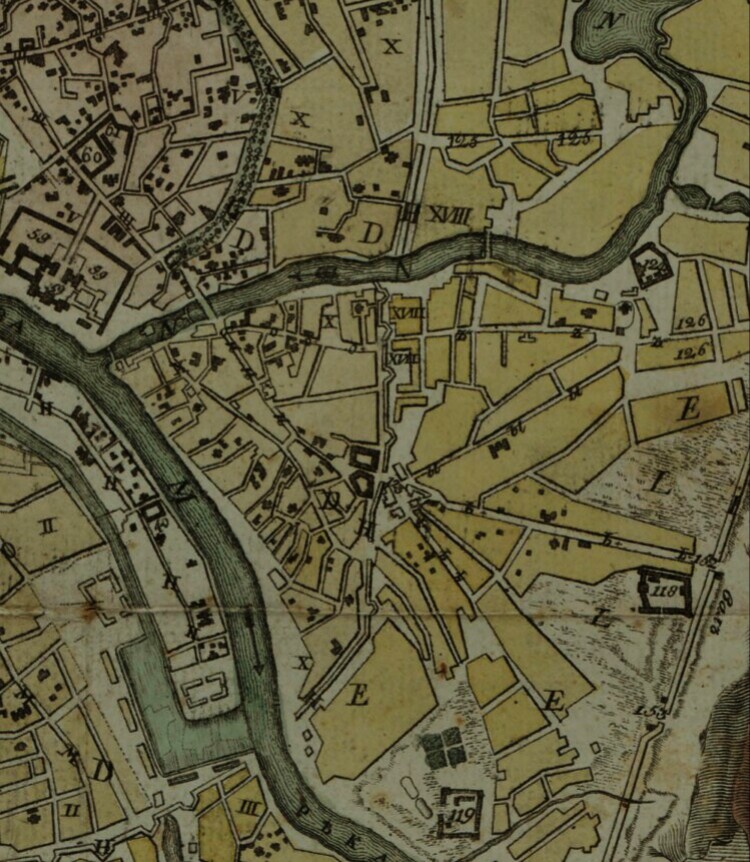 План Москвы 1789 года